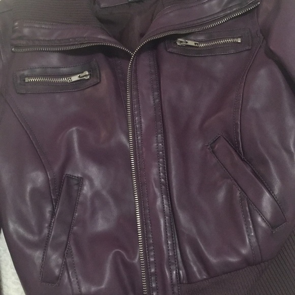 Spring bomber jacket. Seductions. Size US L. Purple. Used, very good condition. - Picture 5 of 10